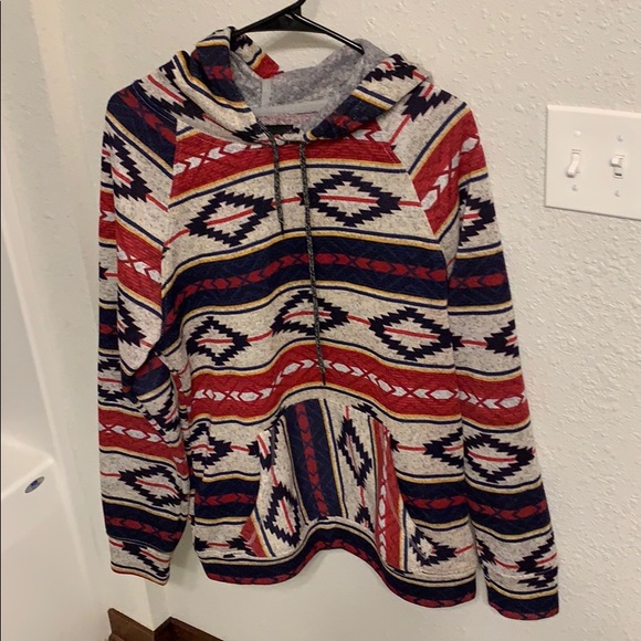 aztec hoodie mens